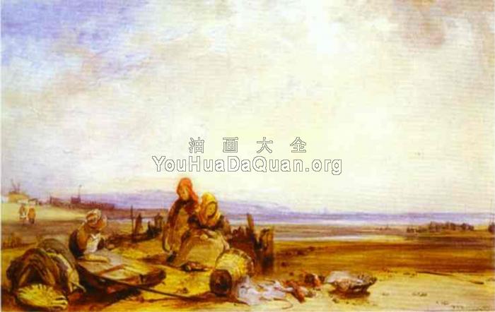 Beach in Normandy - 理查德·帕克斯·伯宁顿